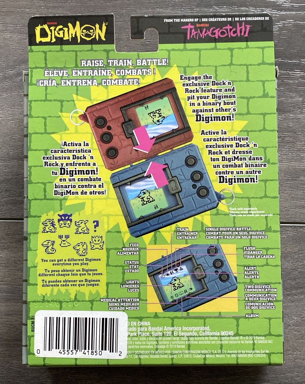 Digimon Tamagotchi 20th Anniversary Bandai Digivice V-Pet Sealed Orange Green - Picture 2 of 2
